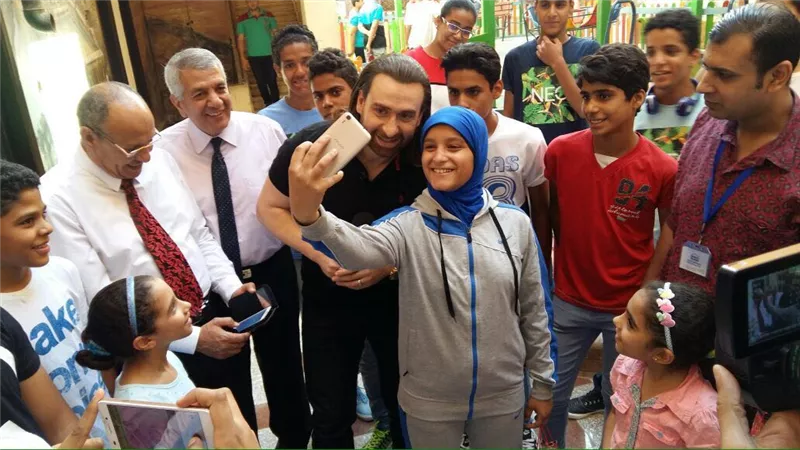 بالصور.. نضال الشافعي  فى 
