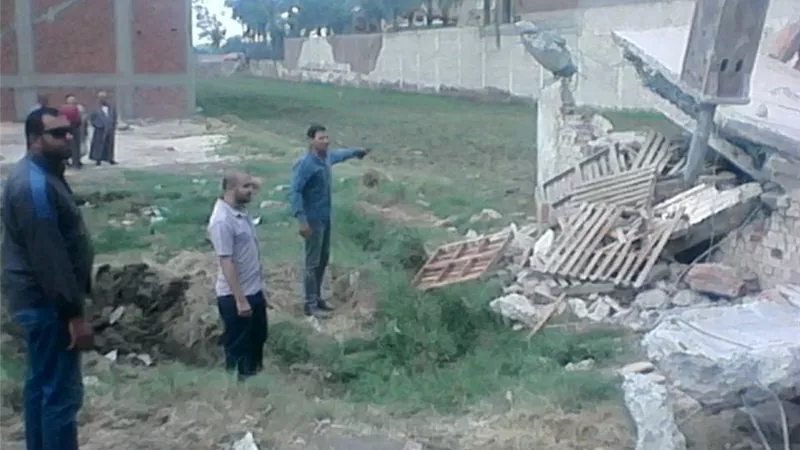 إزلة الإبنية المخالفة بالمحلة الكبرى 