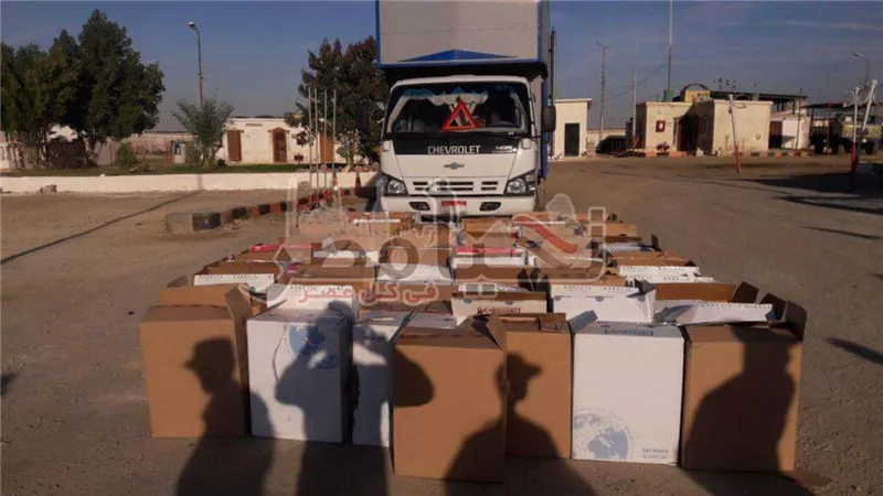 ضبط 5000 قاروصة سجائر مهربة بنفق 