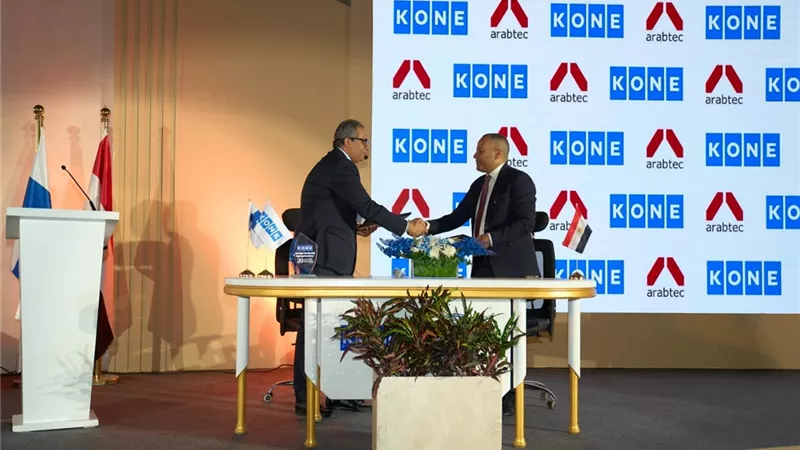 KONE مصر وأرابتك توقعان اتفاقية تعاون استراتيجية لتعزيز كفاءة المباني